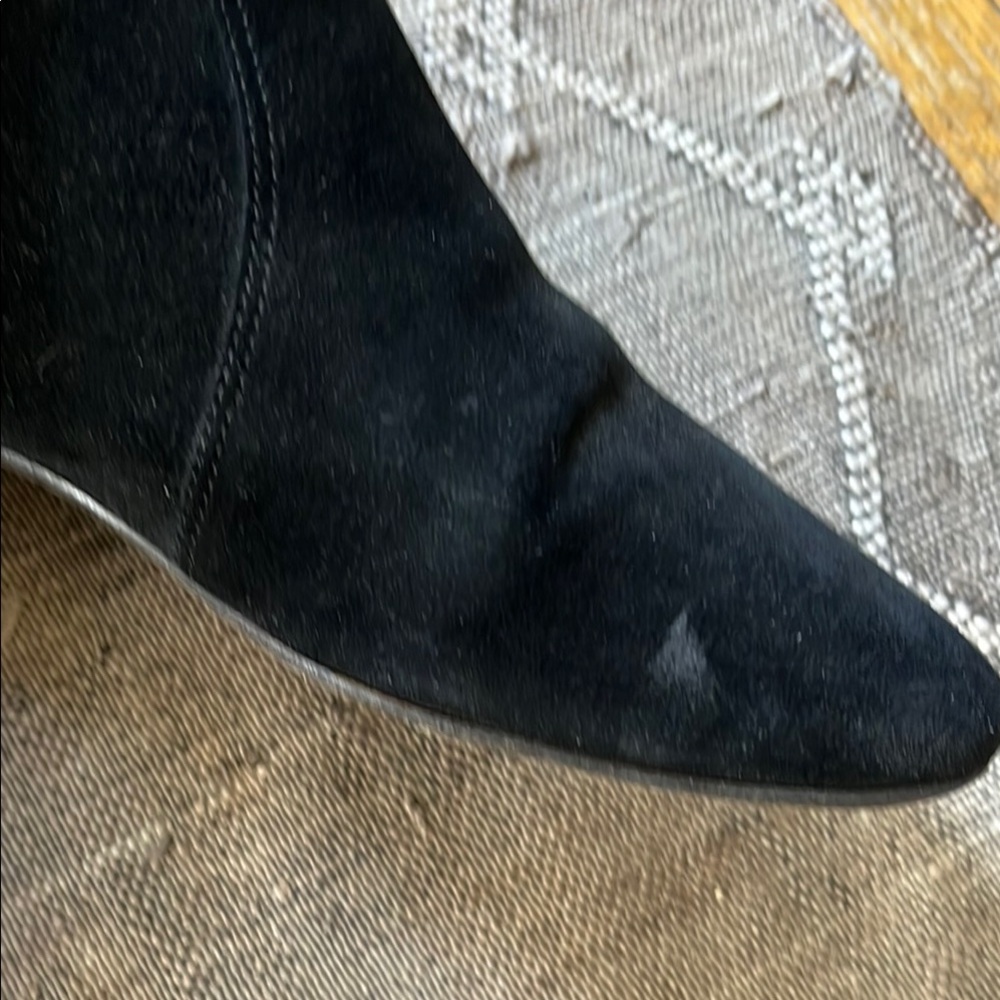 Black suede Isabel Marant chelsea boots 39 - Picture 9 of 10